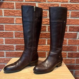 Franco Sarto Leather Boots - Size 8
